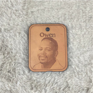 Custom Leather Keyring